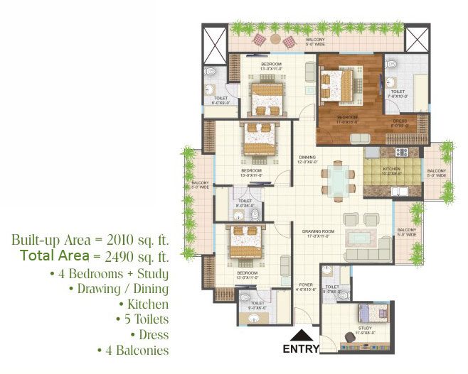 4 BHK Layout